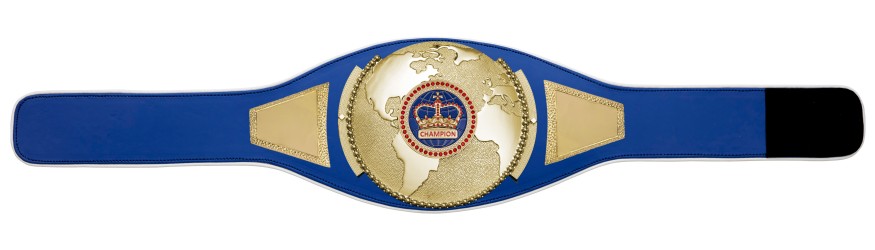 CHAMPIONSHIP BELT PROGLOBE/G/BLUGEMG - AVAILABLE IN 6+ COLOURS